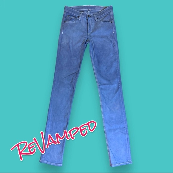 Artisan Denim - Originally White NWT Skinny Jeans Dyed in Sunshine Yellow ☀️Size 30